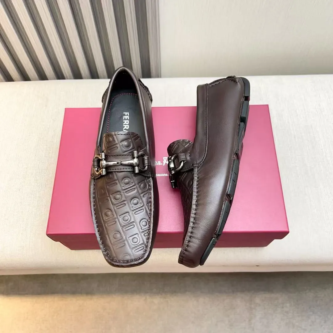 Men's men's shoes 💰620 Ferragamo new high-end quality 🔥 imported cowhide ➕ cowhide lining size 38-45